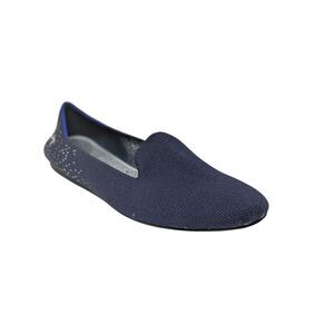Rothys The Loafer Sagittarius Zodiac Blue Knit Flats Womens 7.5